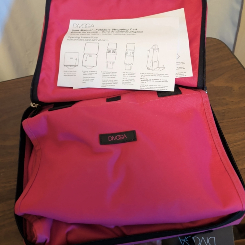 Red Foldable Storage Cart - Picture 13 of 16